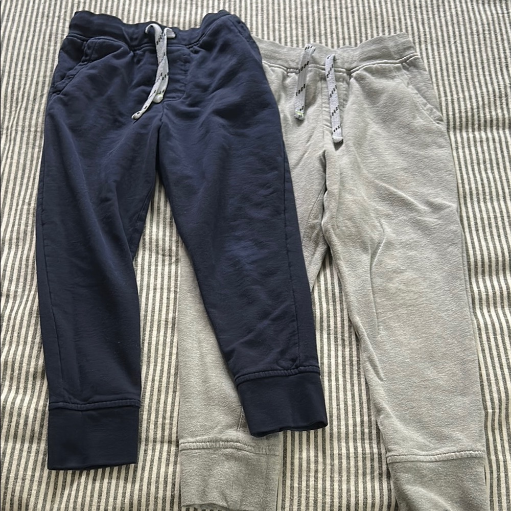 J Crew, Crewcuts Kids Jogger Pants Set - Navy and Gray